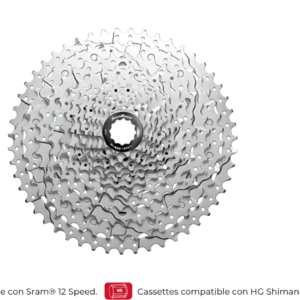 pacha sun race cassette cs mz600 11/51 12vel, silver